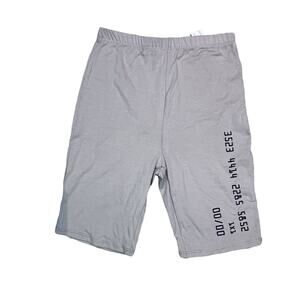 NWT Fashion Nova biker shorts, tan, size small